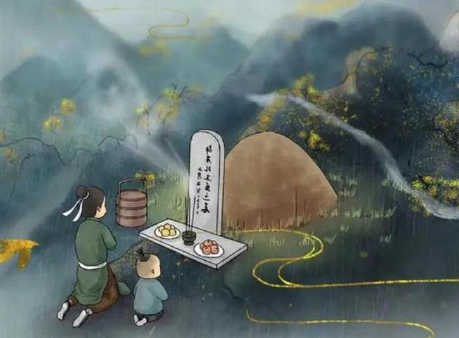 俗语：上坟四不动一动穷三代！这话什么意思有啥讲究和说法？威廉希尔(图5)