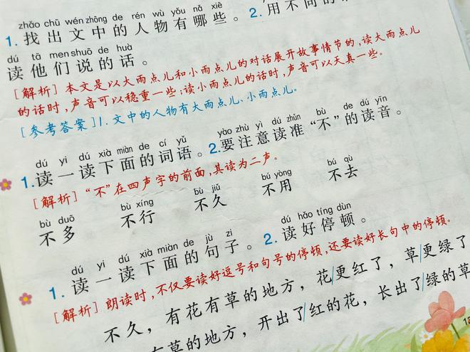 一年级语文课后复习巩固《雨点儿》重点知识梳理+拓展延伸(图10)